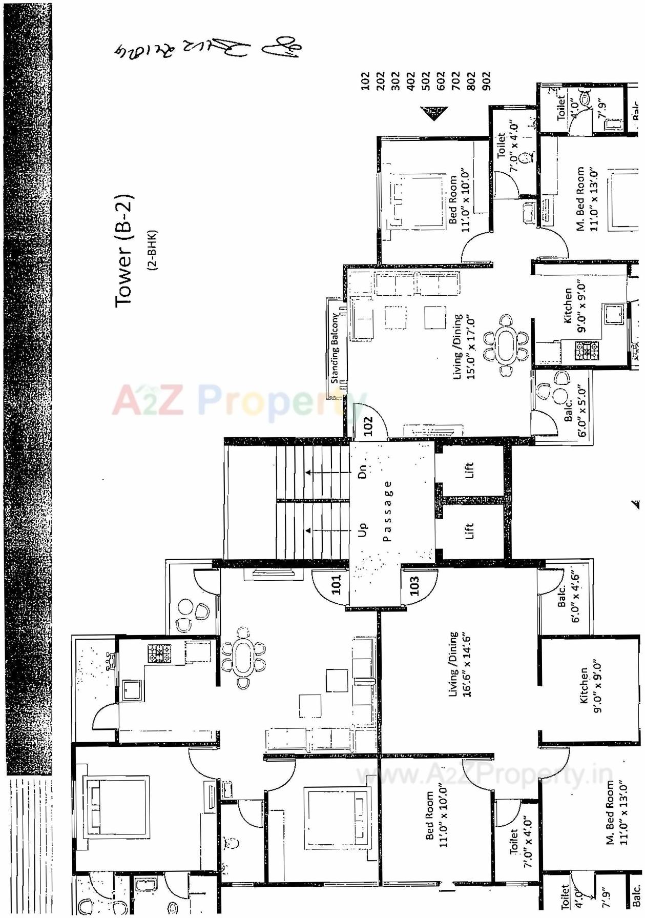 Layout of real estate project Anand Garden located at Gotri, Vadodara, Gujarat