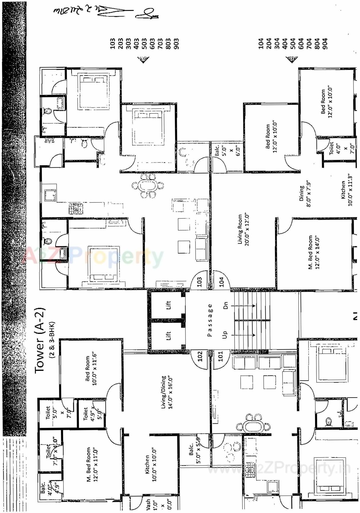 Layout of real estate project Anand Garden located at Gotri, Vadodara, Gujarat