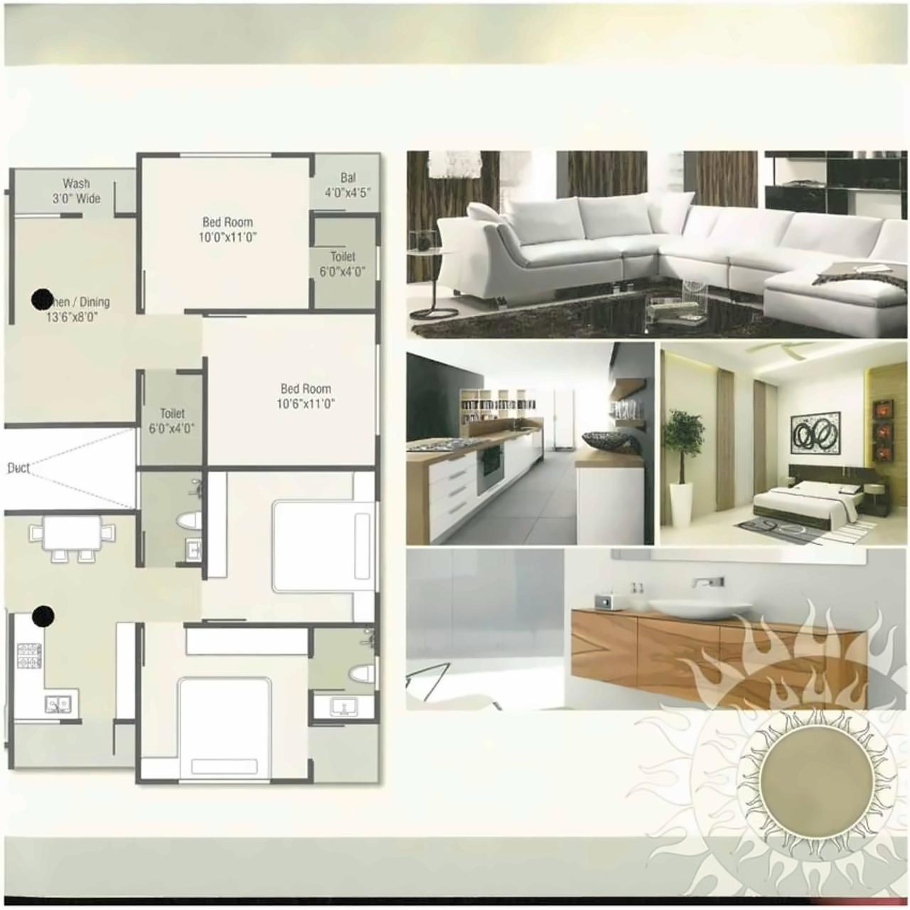 Layout of real estate project Anand Kiran located at Bhayli, Vadodara, Gujarat