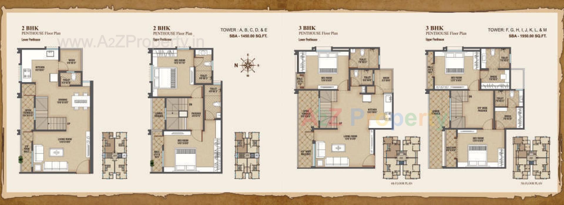 Layout of real estate project Ananta Safal located at Jesangpura-ajwa-road, Vadodara, Gujarat