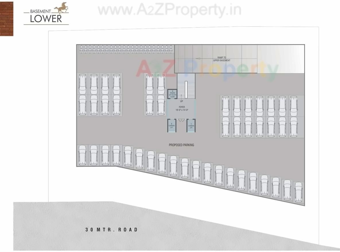 Layout of real estate project Ananta Stallion located at Sevasi, Vadodara, Gujarat