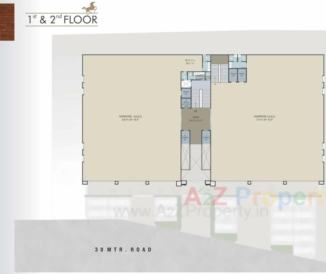 Layout of real estate project Ananta Stallion located at Sevasi, Vadodara, Gujarat