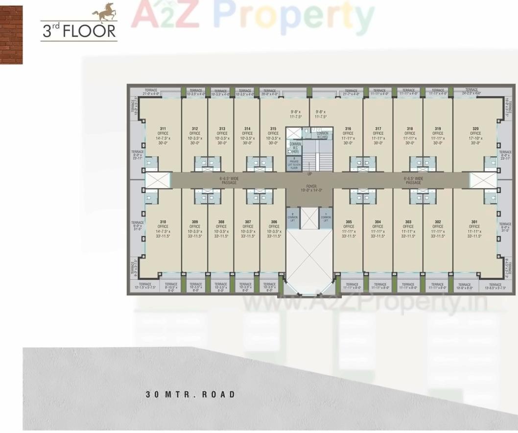 Layout of real estate project Ananta Stallion located at Sevasi, Vadodara, Gujarat