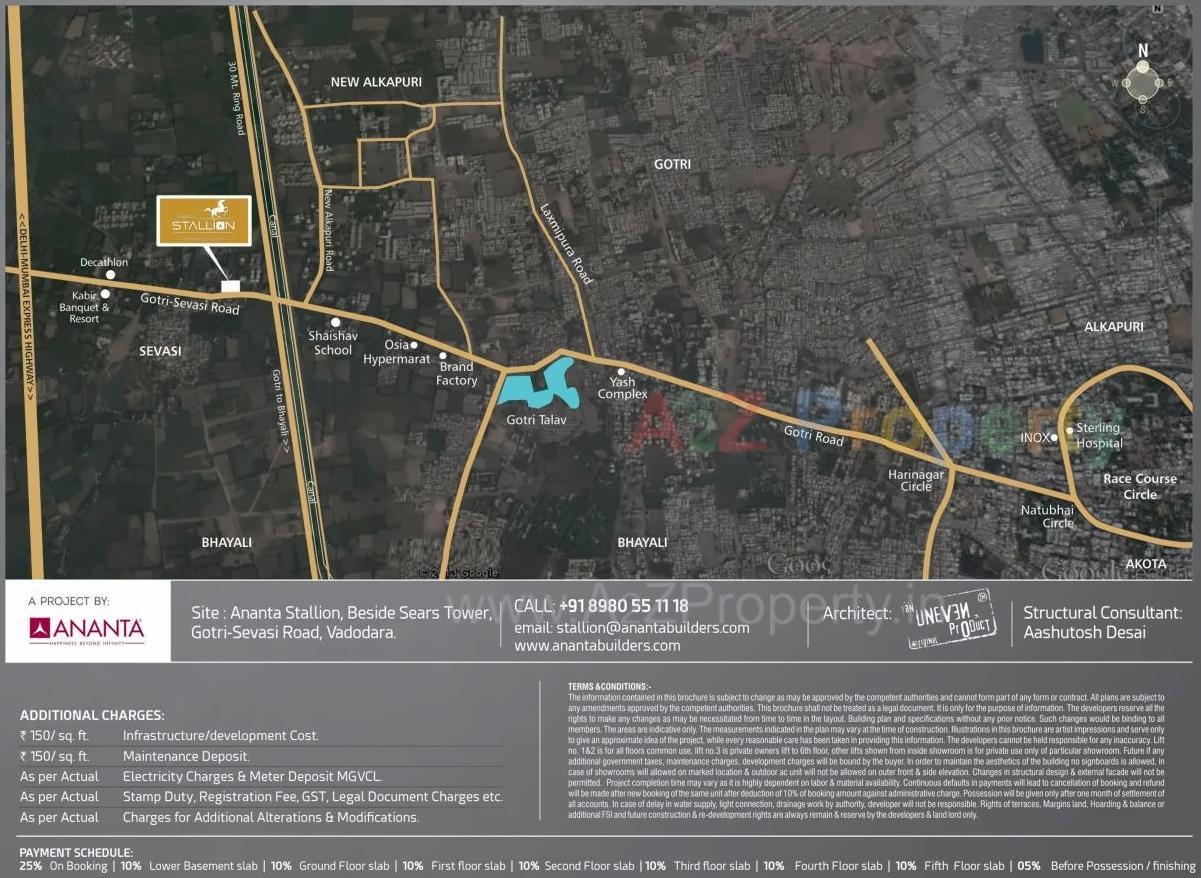  of real estate project Ananta Stallion located at Sevasi, Vadodara, Gujarat