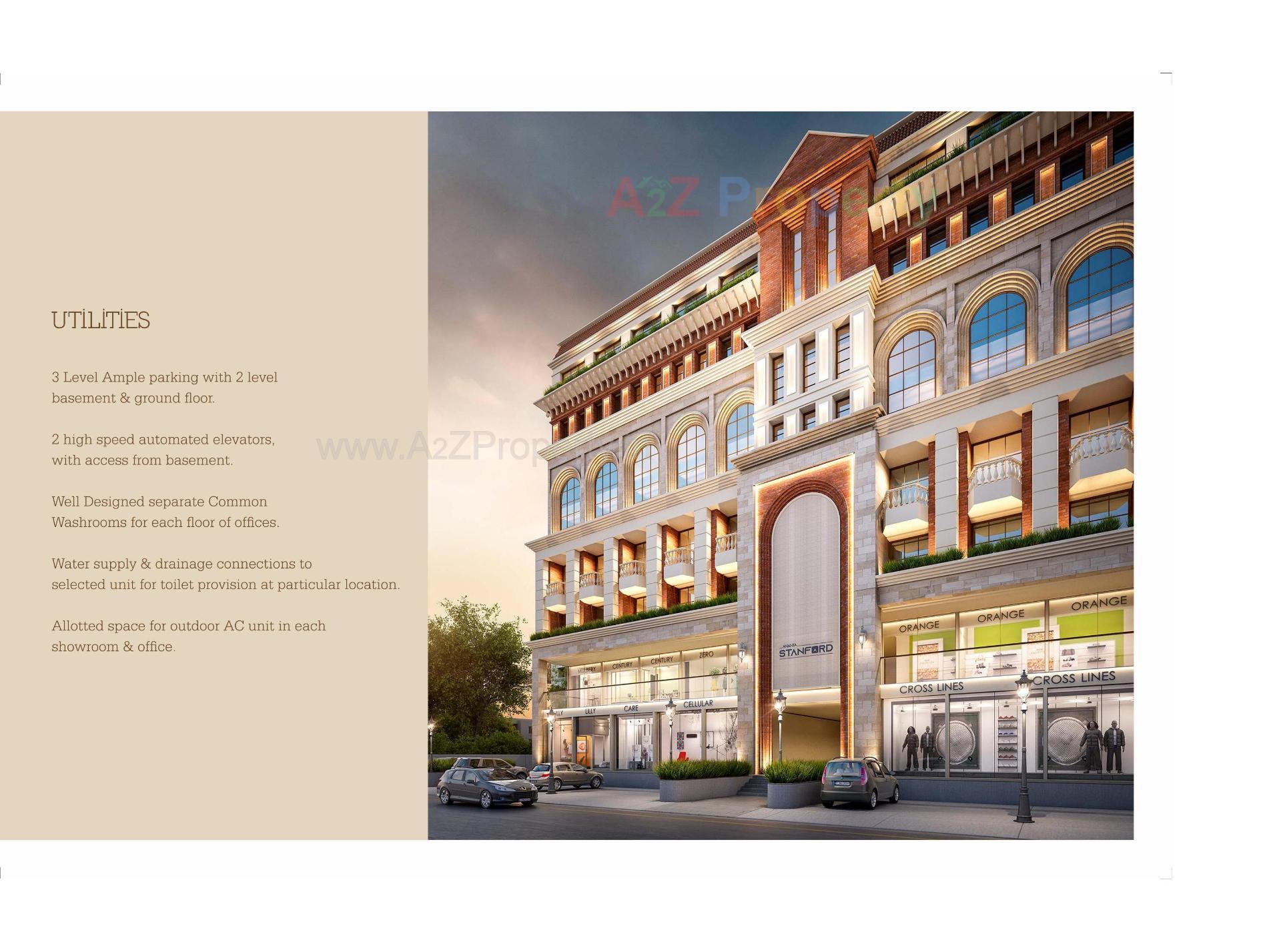 3D Elevation of real estate project Ananta Stanford located at Gotri, Vadodara, Gujarat