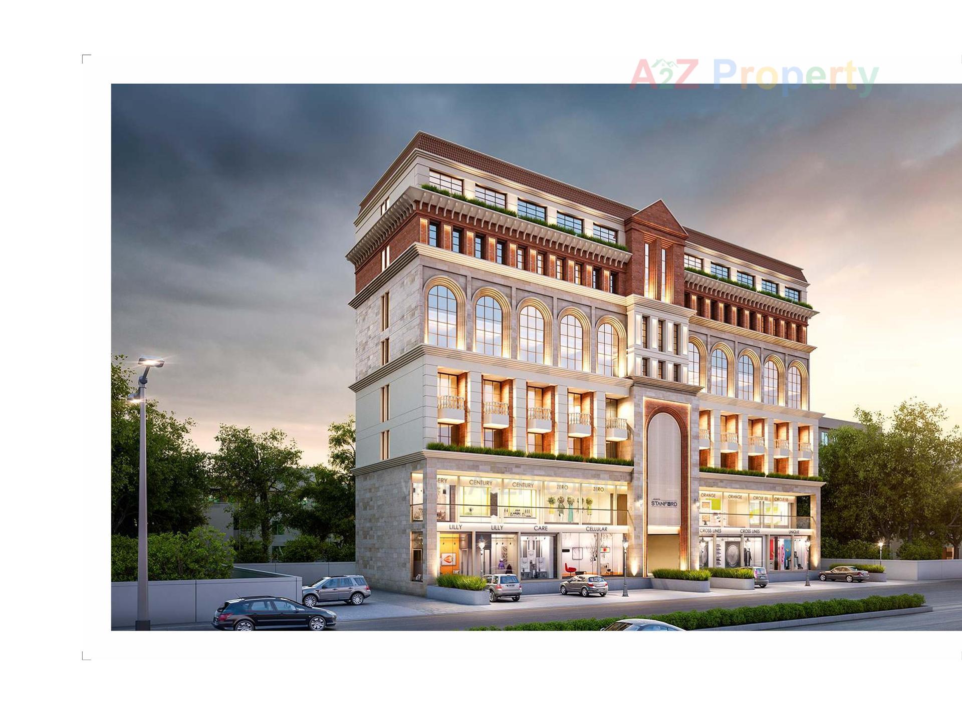 3D Elevation of real estate project Ananta Stanford located at Gotri, Vadodara, Gujarat