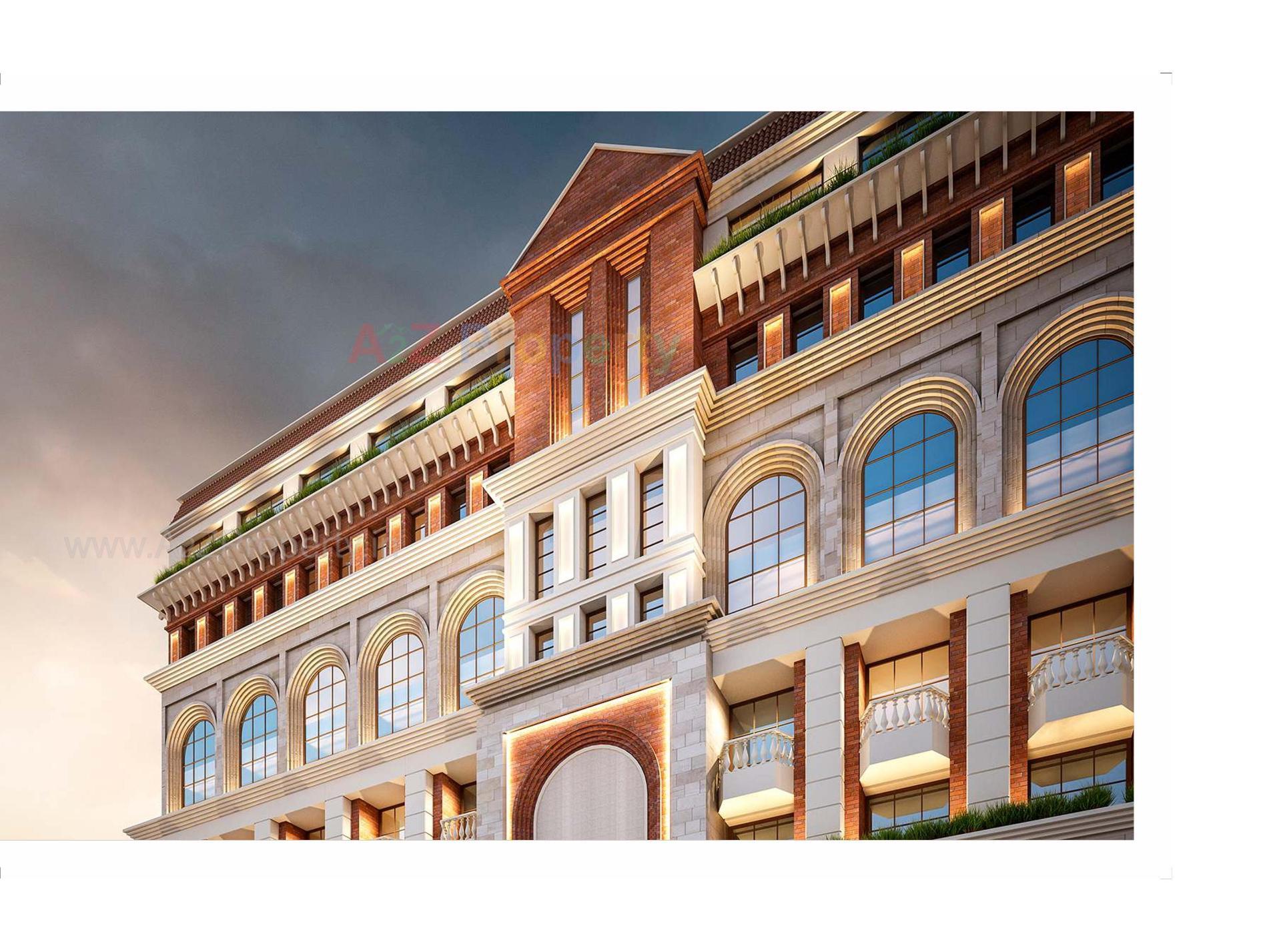 3D Elevation of real estate project Ananta Stanford located at Gotri, Vadodara, Gujarat