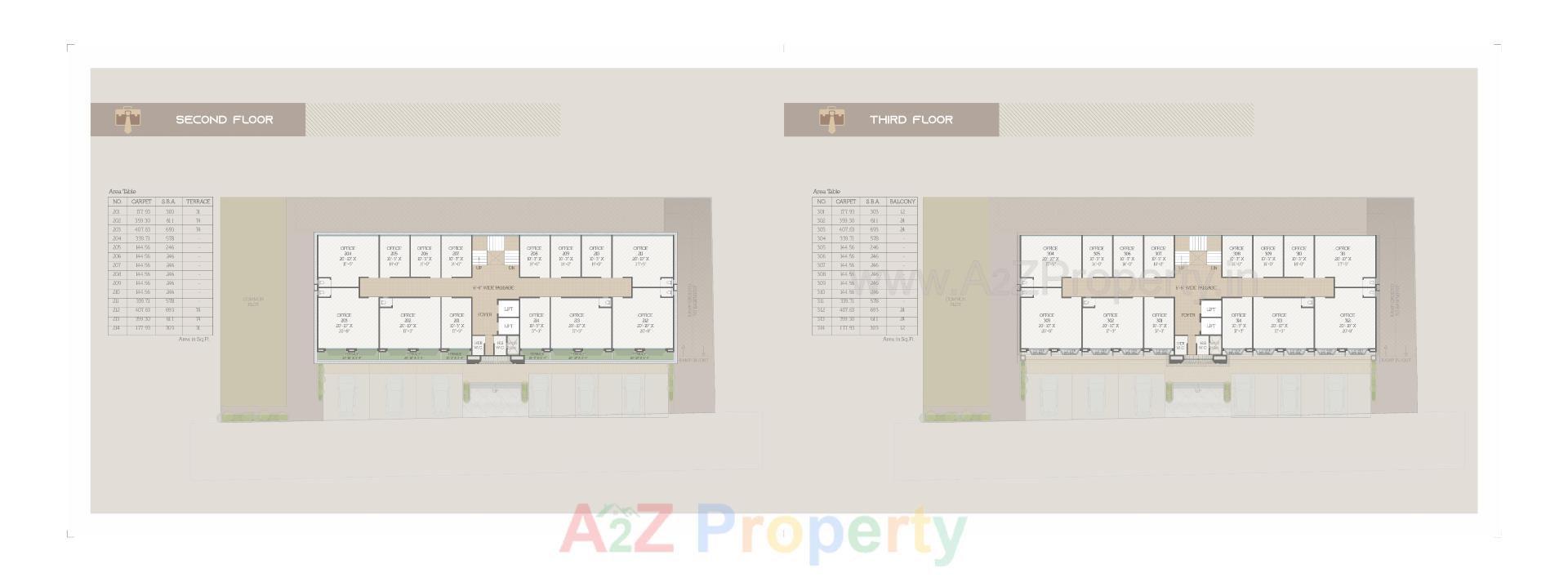 Layout of real estate project Ananta Stanford located at Gotri, Vadodara, Gujarat