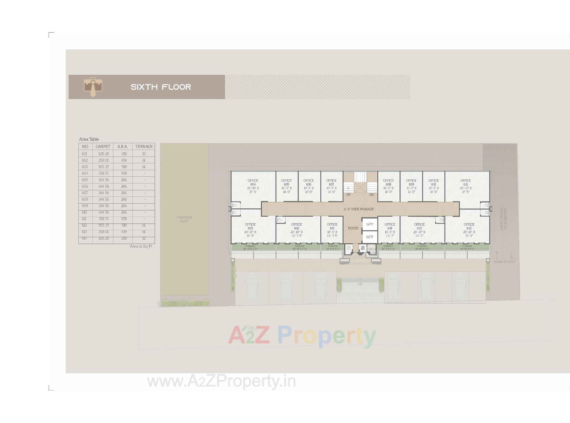 Layout of real estate project Ananta Stanford located at Gotri, Vadodara, Gujarat