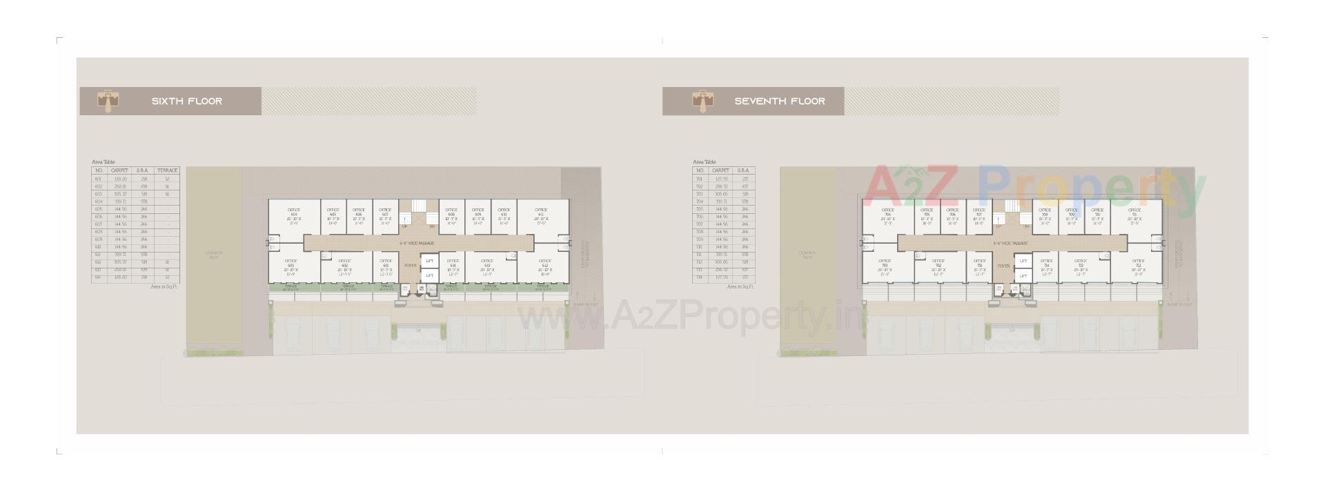 Layout of real estate project Ananta Stanford located at Gotri, Vadodara, Gujarat