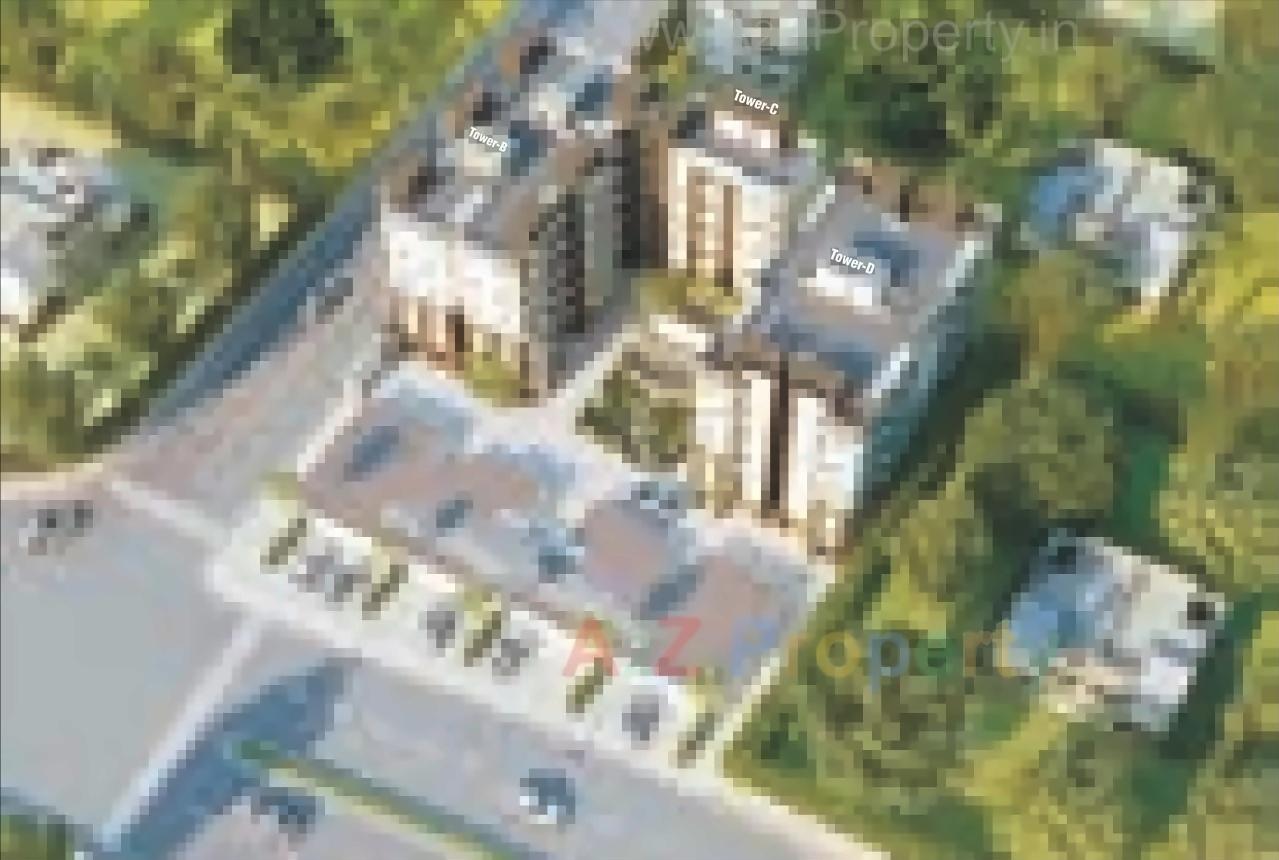 3D Elevation of real estate project Ananya Heights located at Sayajipura, Vadodara, Gujarat