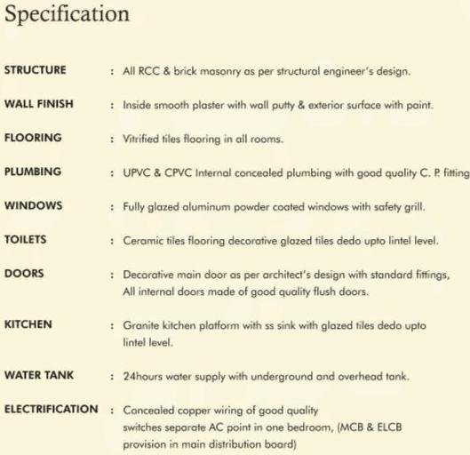 Project Specifications
