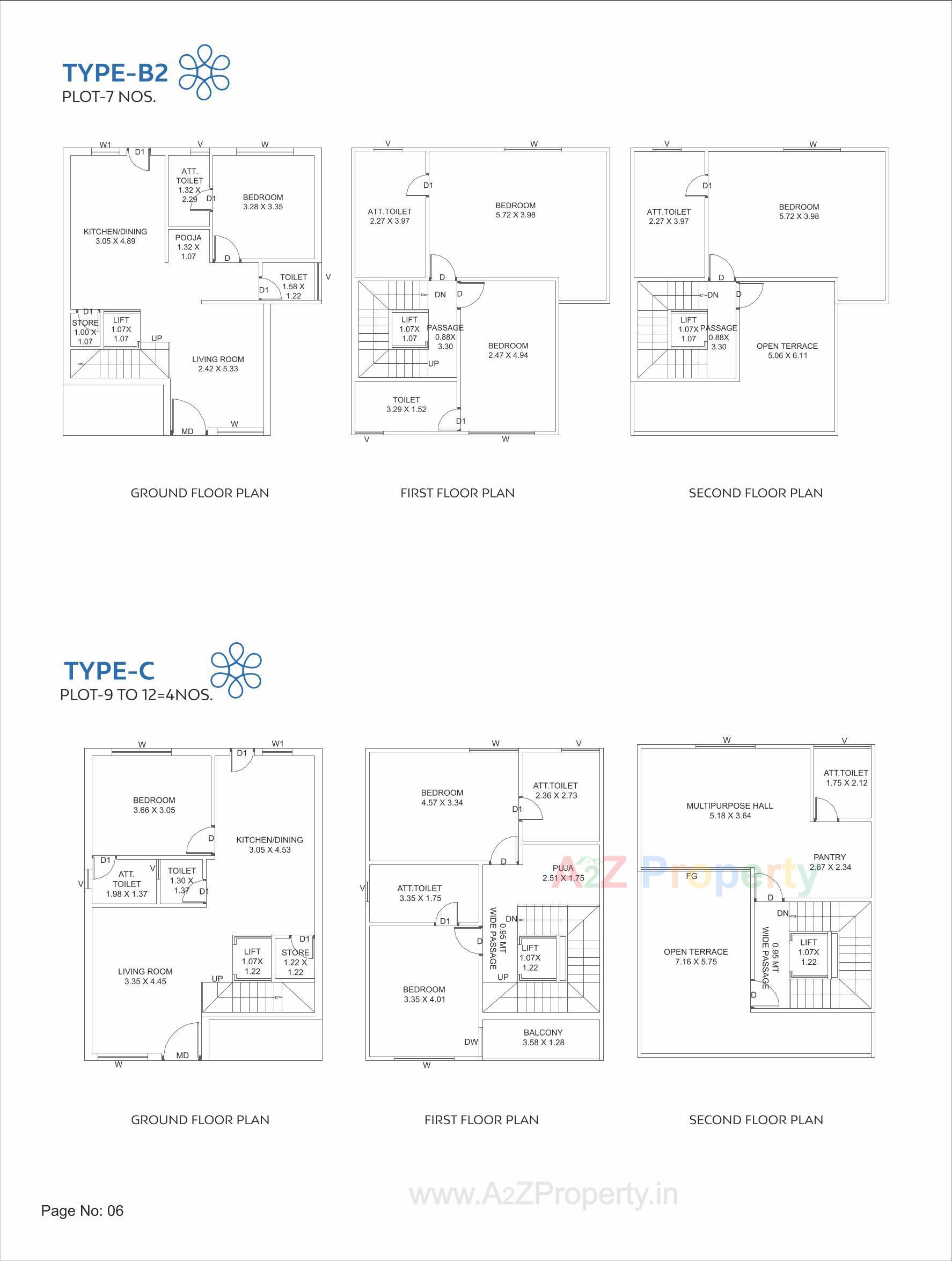 Layout of real estate project Anaya Eternity located at Ankhol, Vadodara, Gujarat