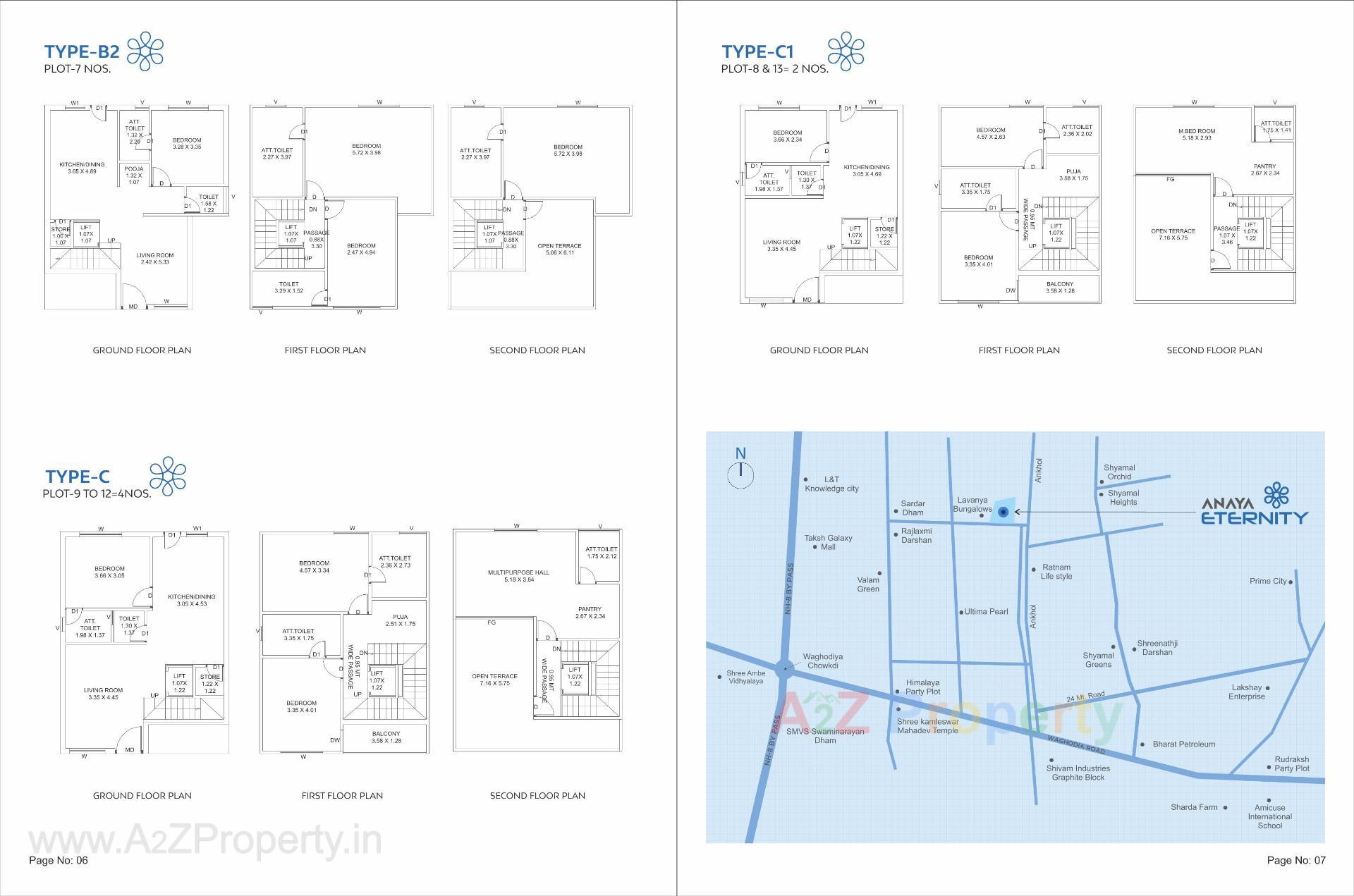  of real estate project Anaya Eternity located at Ankhol, Vadodara, Gujarat