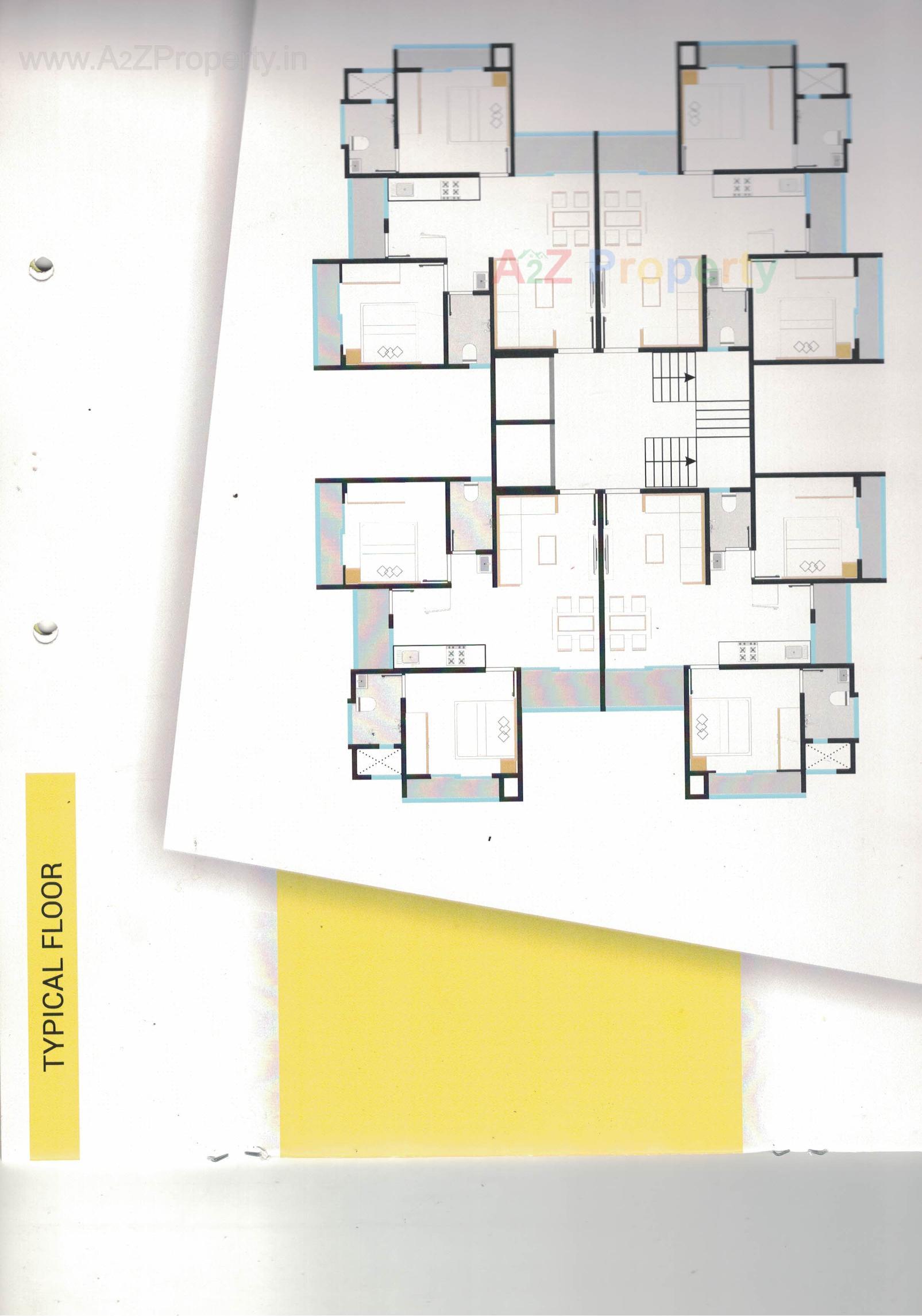 Layout of real estate project Anee Iconic located at Vadodara, Vadodara, Gujarat