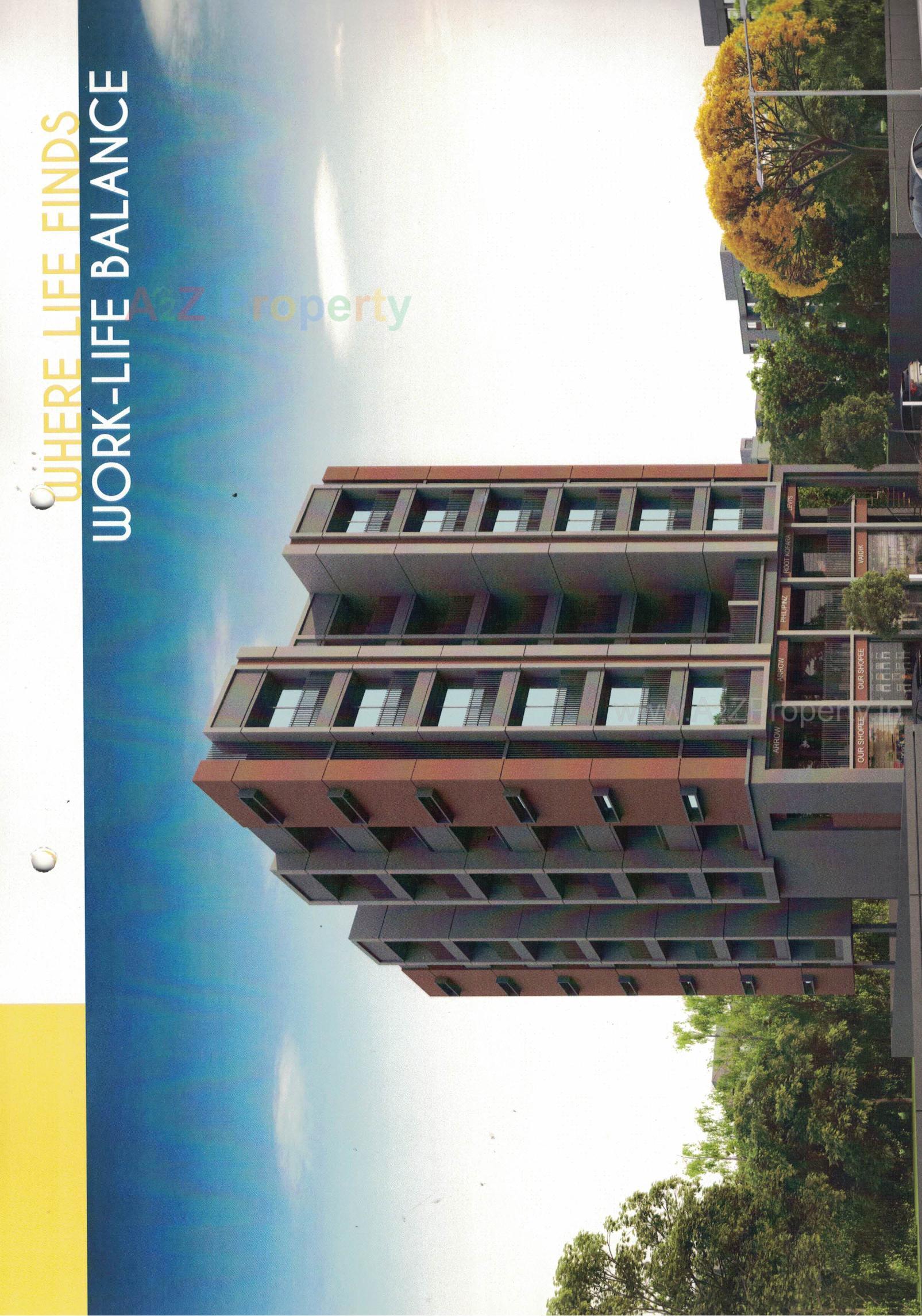 3D Elevation of real estate project Anee Iconic located at Vadodara, Vadodara, Gujarat