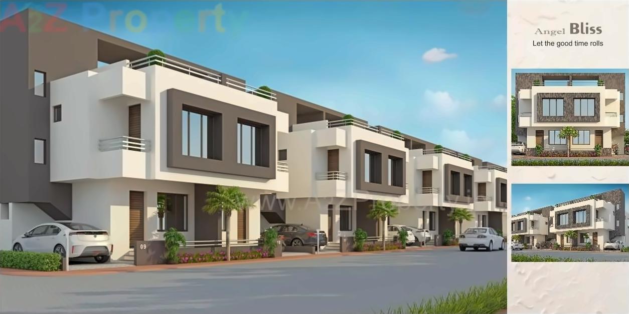 3D Elevation of real estate project Angel Bliss located at Bill, Vadodara, Gujarat