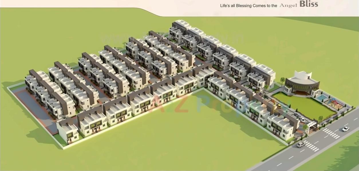 3D Elevation of real estate project Angel Bliss located at Bill, Vadodara, Gujarat