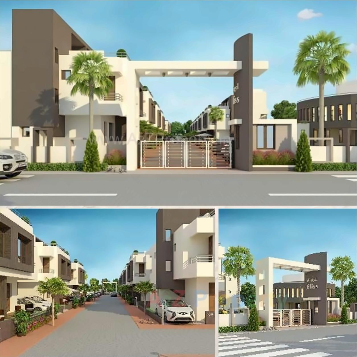 3D Elevation of real estate project Angel Bliss located at Bill, Vadodara, Gujarat