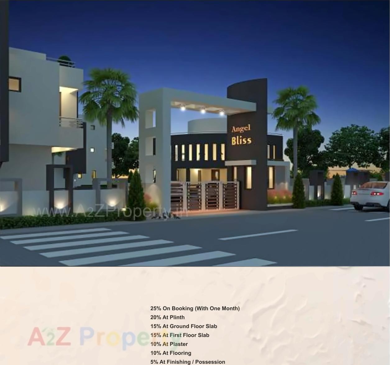 3D Elevation of real estate project Angel Bliss located at Bill, Vadodara, Gujarat
