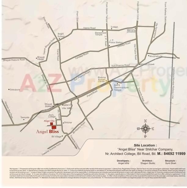  of real estate project Angel Bliss located at Bill, Vadodara, Gujarat