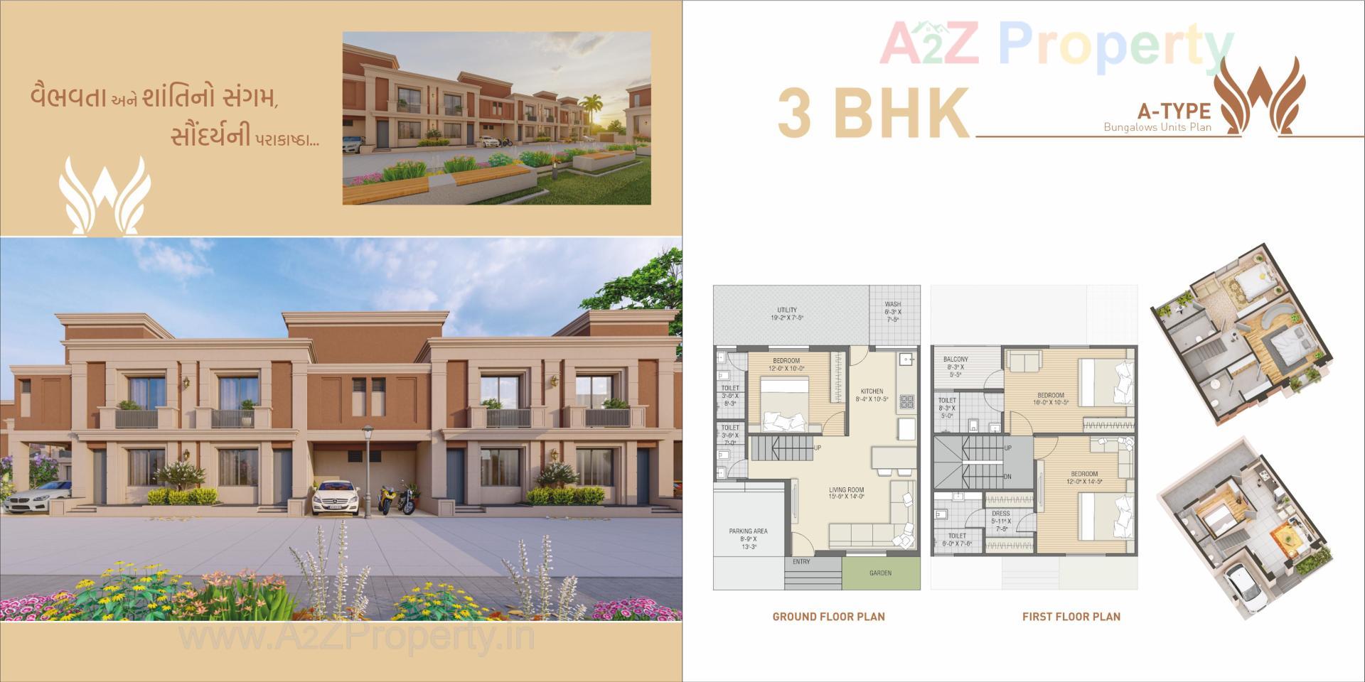 Layout of real estate project Angel Residency located at Karjan, Vadodara, Gujarat