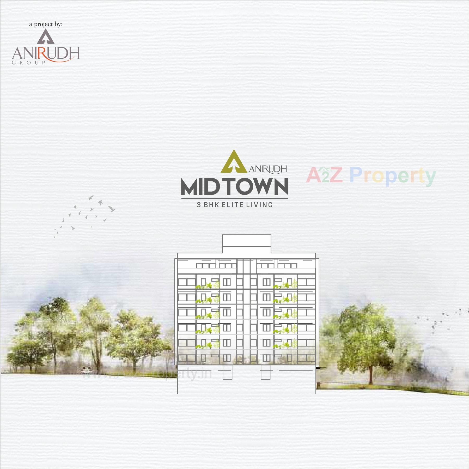  of real estate project Anirudh Midtown located at Kasba, Vadodara, Gujarat