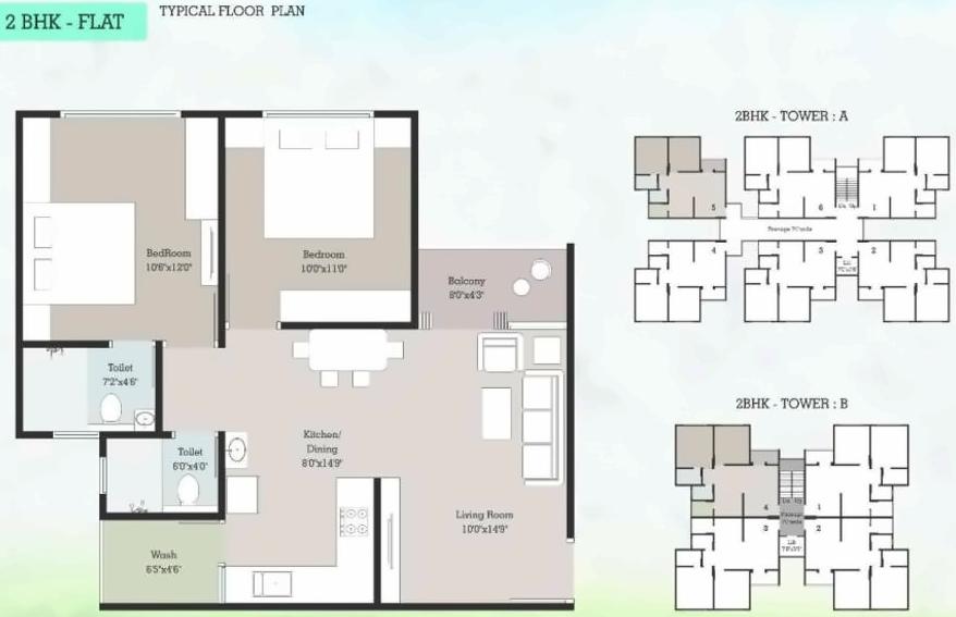 Layout of real estate project Anjani Homes located at Jambuva, Vadodara, Gujarat