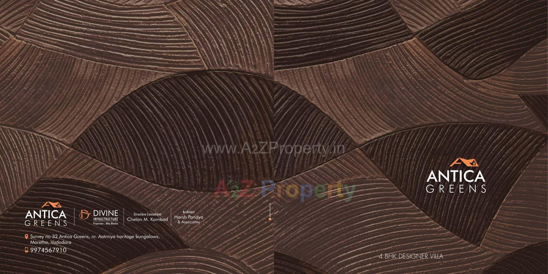  of real estate project Antica Greens located at Maretha, Vadodara, Gujarat