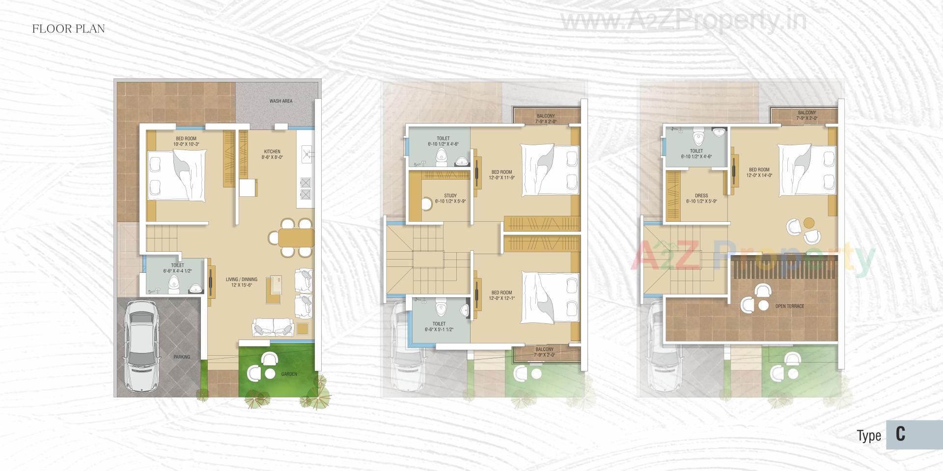 Layout of real estate project Antica Greens located at Maretha, Vadodara, Gujarat