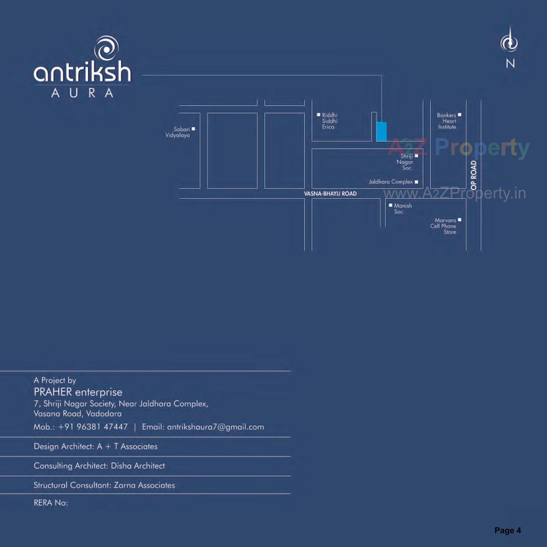  of real estate project Antriksh Aura located at Akota, Vadodara, Gujarat