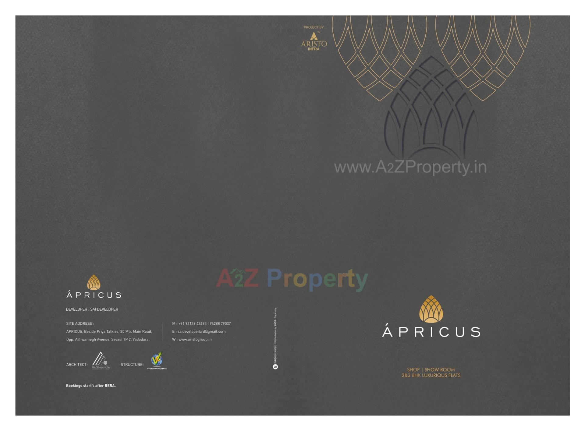  of real estate project Apricus located at Sevasi, Vadodara, Gujarat