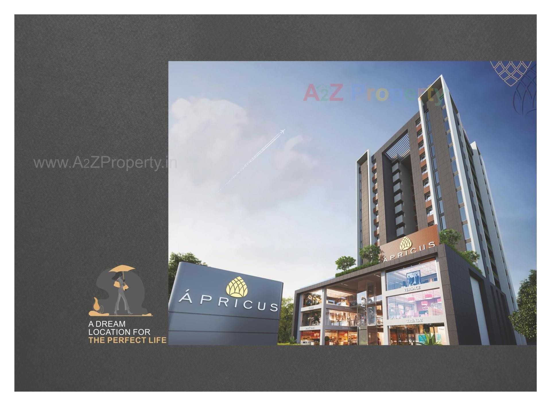 3D Elevation of real estate project Apricus located at Sevasi, Vadodara, Gujarat
