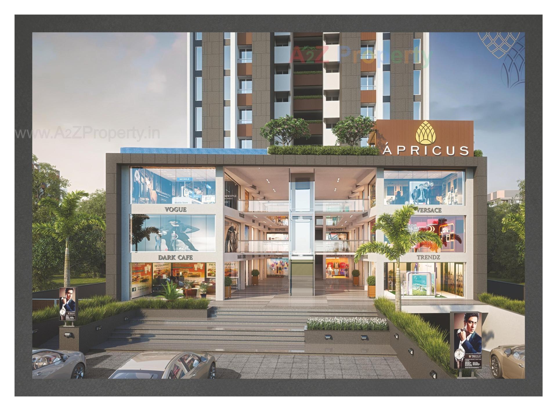3D Elevation of real estate project Apricus located at Sevasi, Vadodara, Gujarat