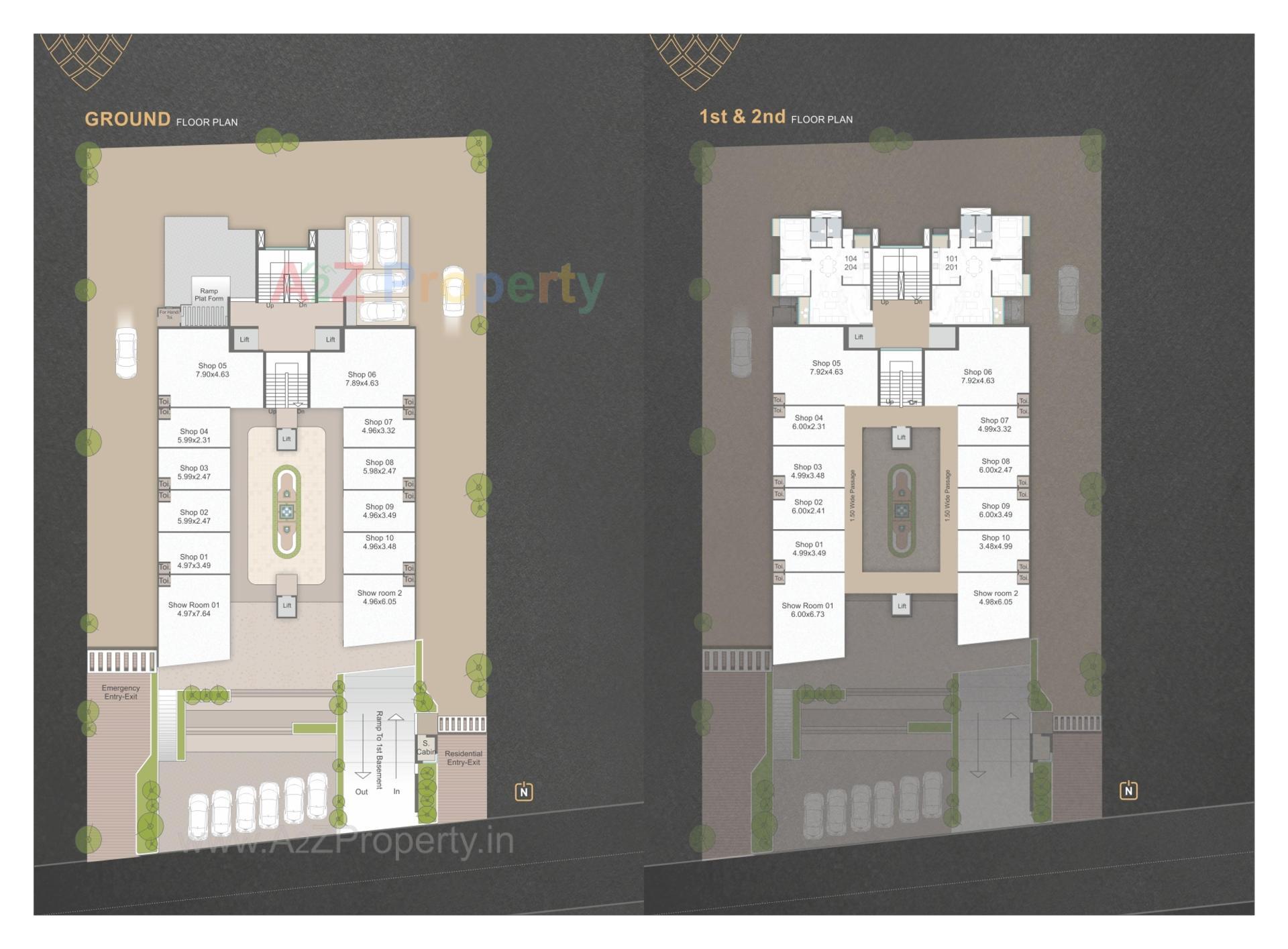 Layout of real estate project Apricus located at Sevasi, Vadodara, Gujarat