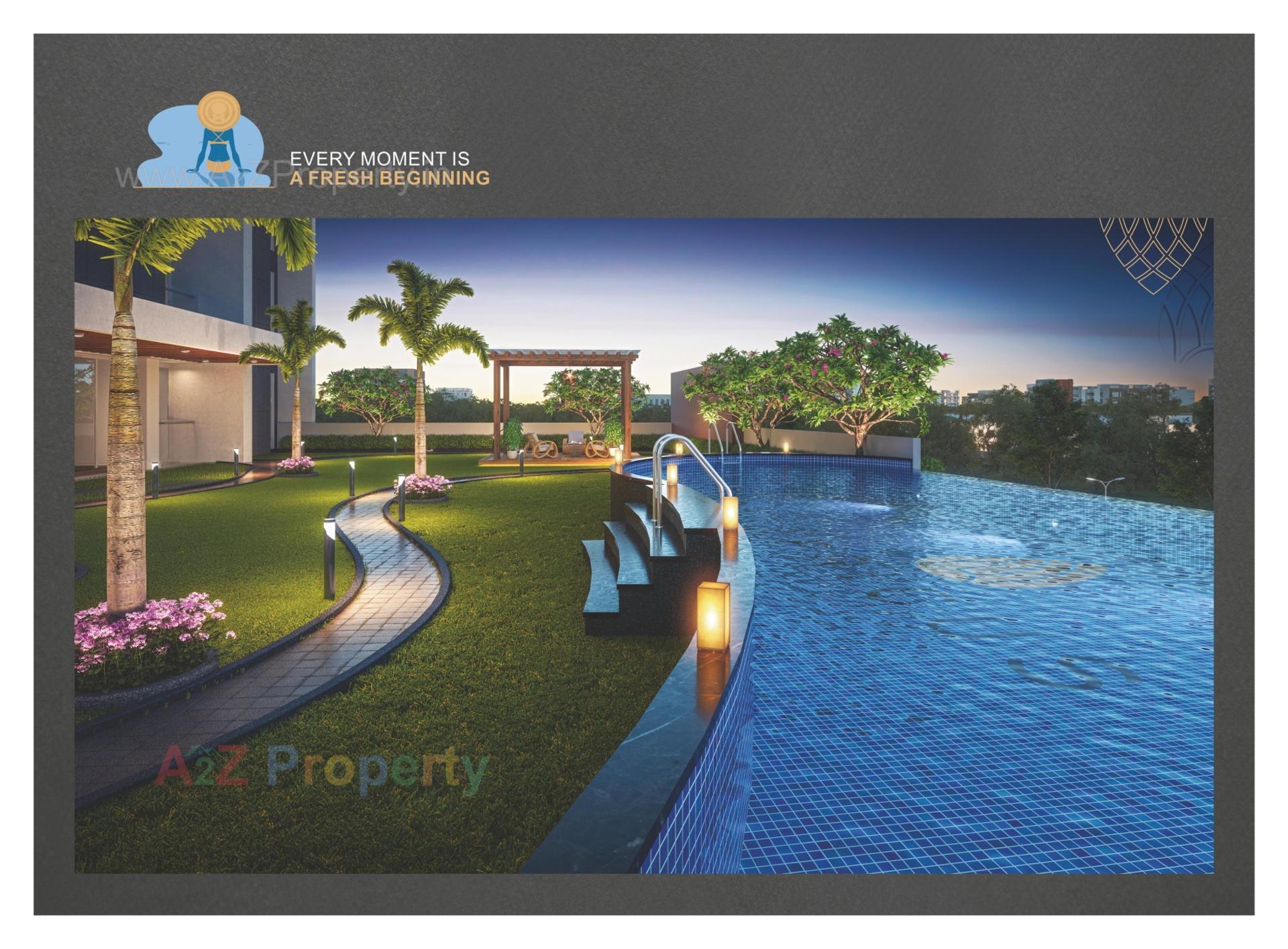 3D Elevation of real estate project Apricus located at Sevasi, Vadodara, Gujarat