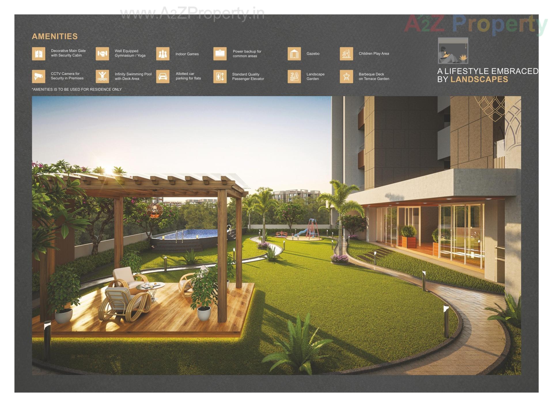 3D Elevation of real estate project Apricus located at Sevasi, Vadodara, Gujarat