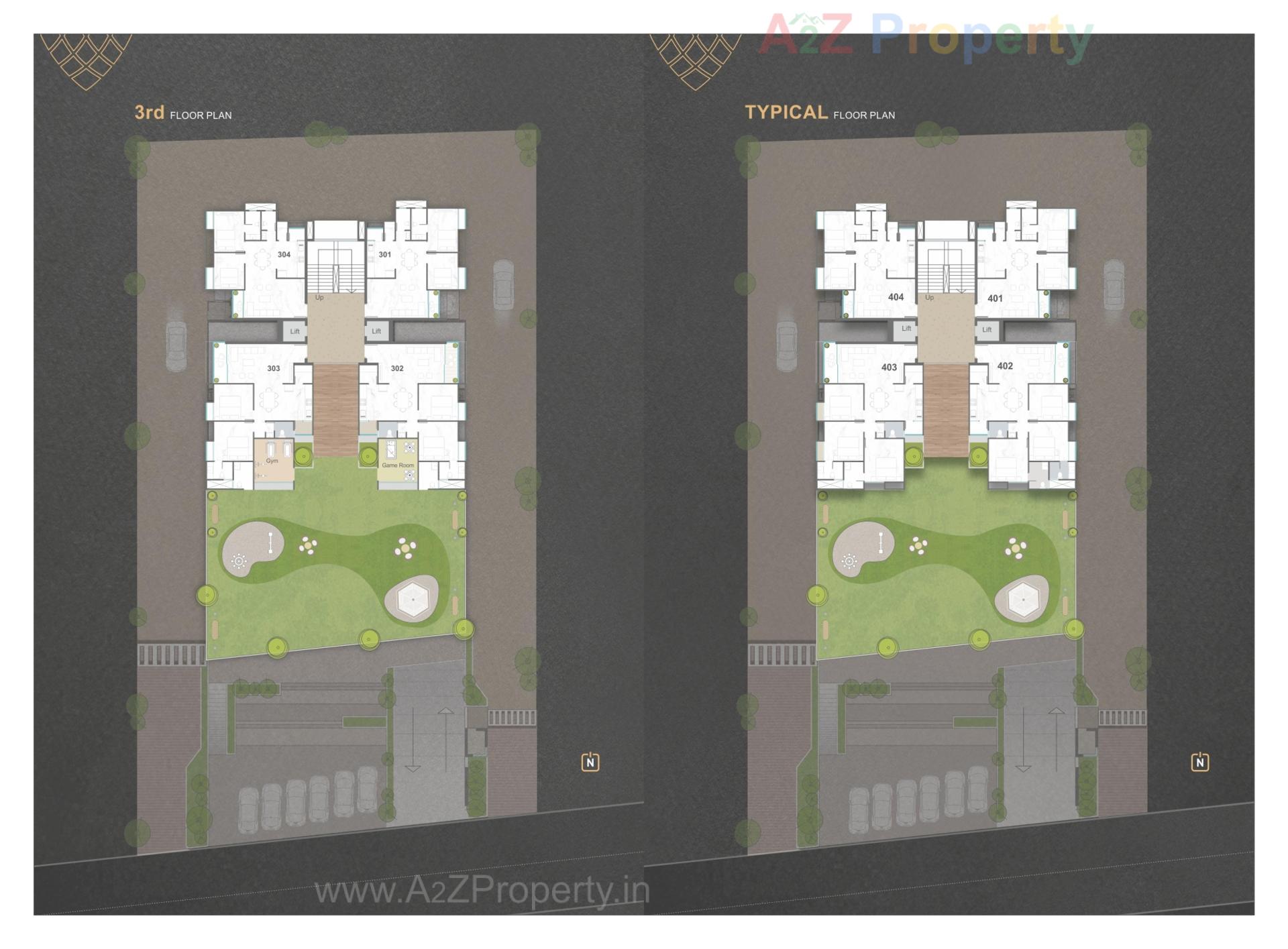Layout of real estate project Apricus located at Sevasi, Vadodara, Gujarat
