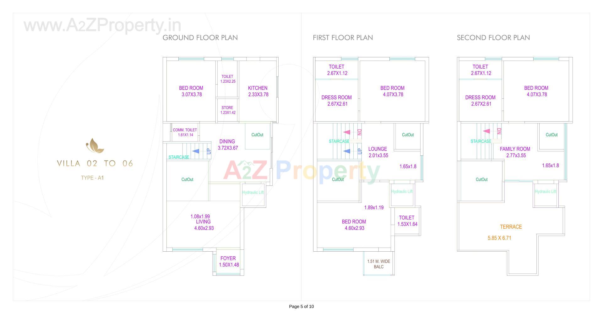  of real estate project Aranya located at Chhani, Vadodara, Gujarat