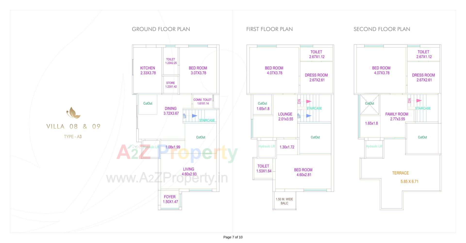  of real estate project Aranya located at Chhani, Vadodara, Gujarat