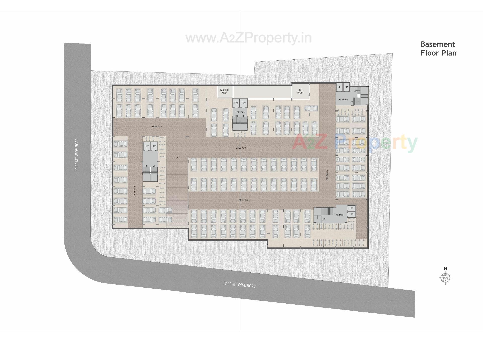 Layout of real estate project Aranya located at Vemali, Vadodara, Gujarat