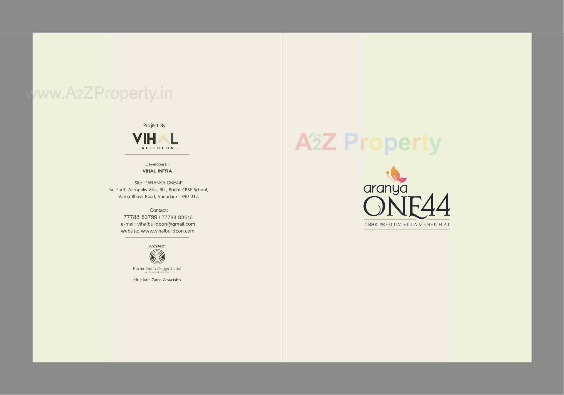  of real estate project Aranya One located at Bhayli, Vadodara, Gujarat