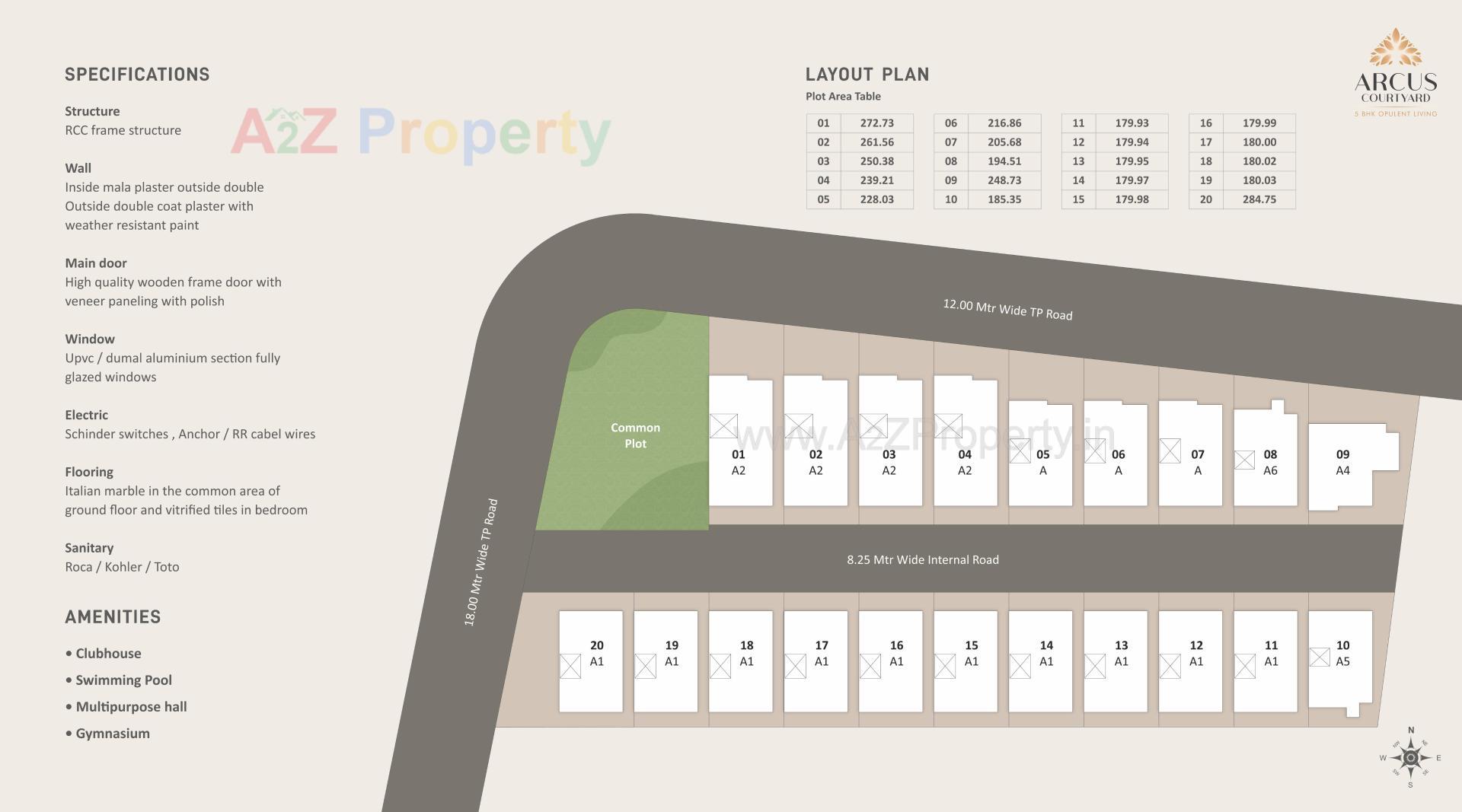  of real estate project Arcus Courtyard located at Bhayli, Vadodara, Gujarat