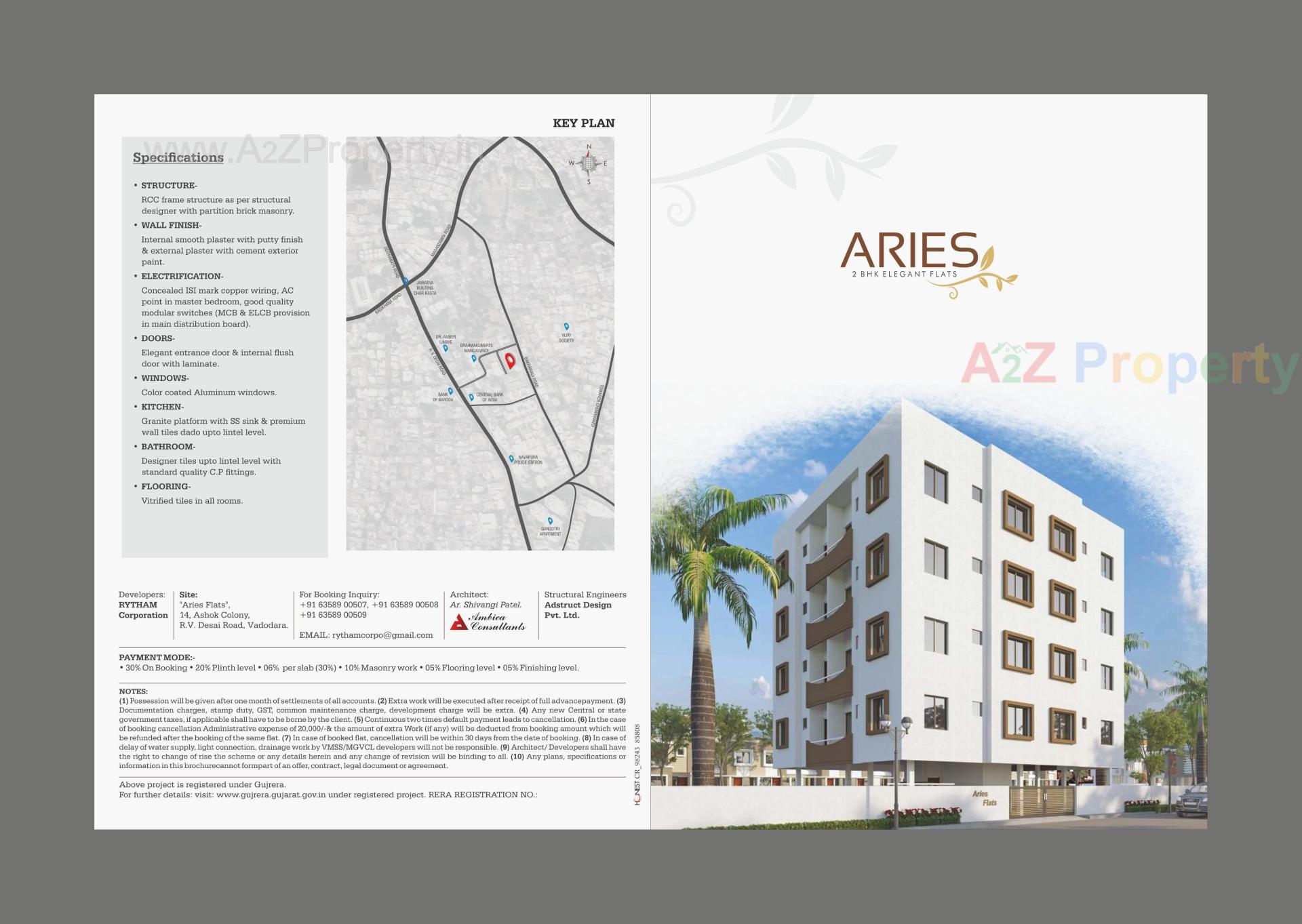  of real estate project Aries Flats located at Vadodara, Vadodara, Gujarat