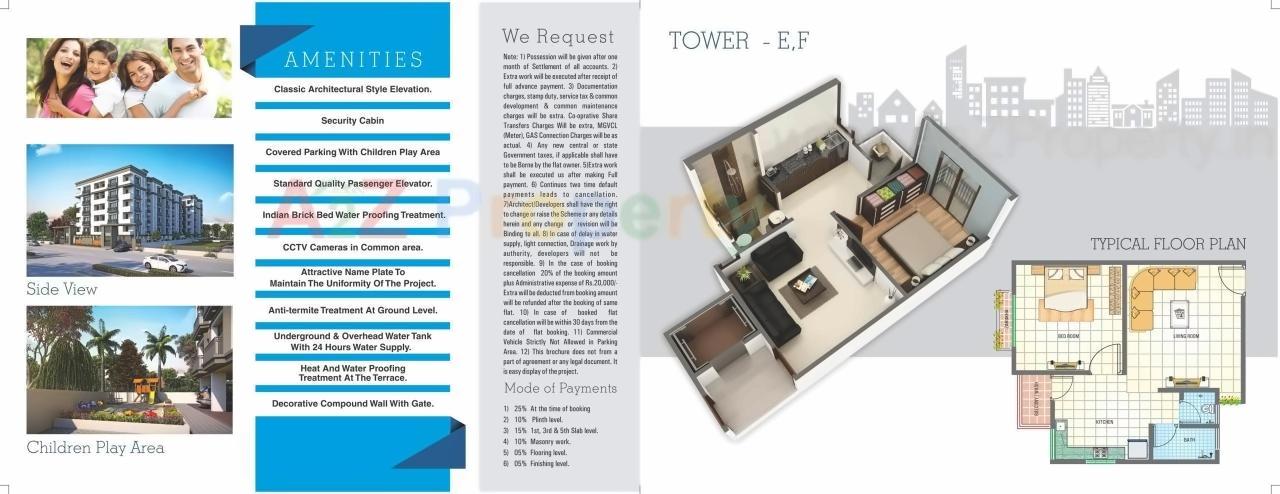  of real estate project Aries Heights located at Kasba, Vadodara, Gujarat