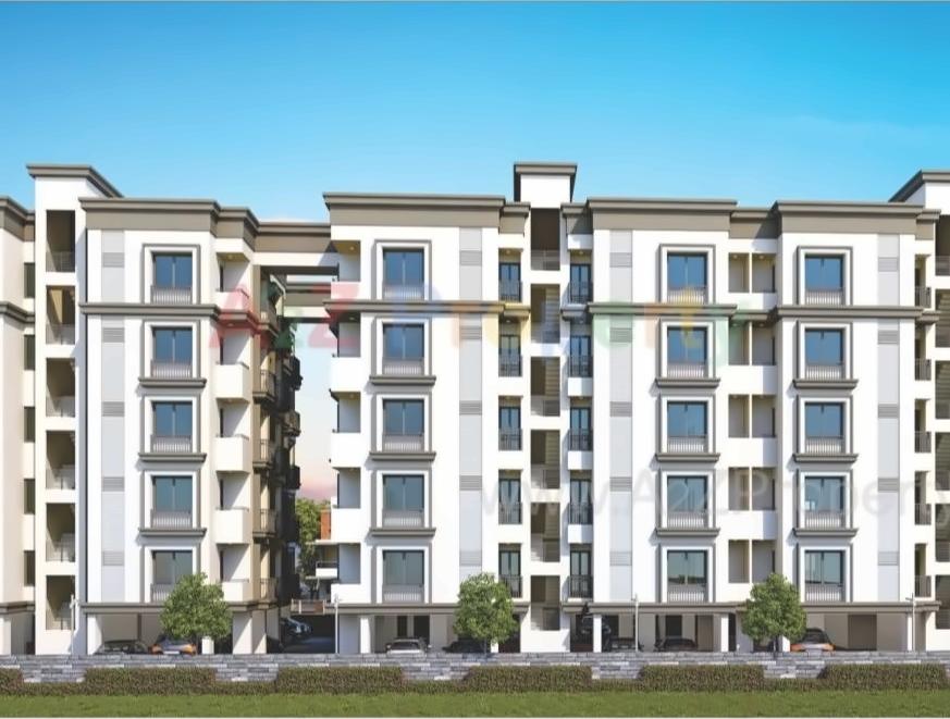 3D Elevation of real estate project Aries Heights located at Kasba, Vadodara, Gujarat