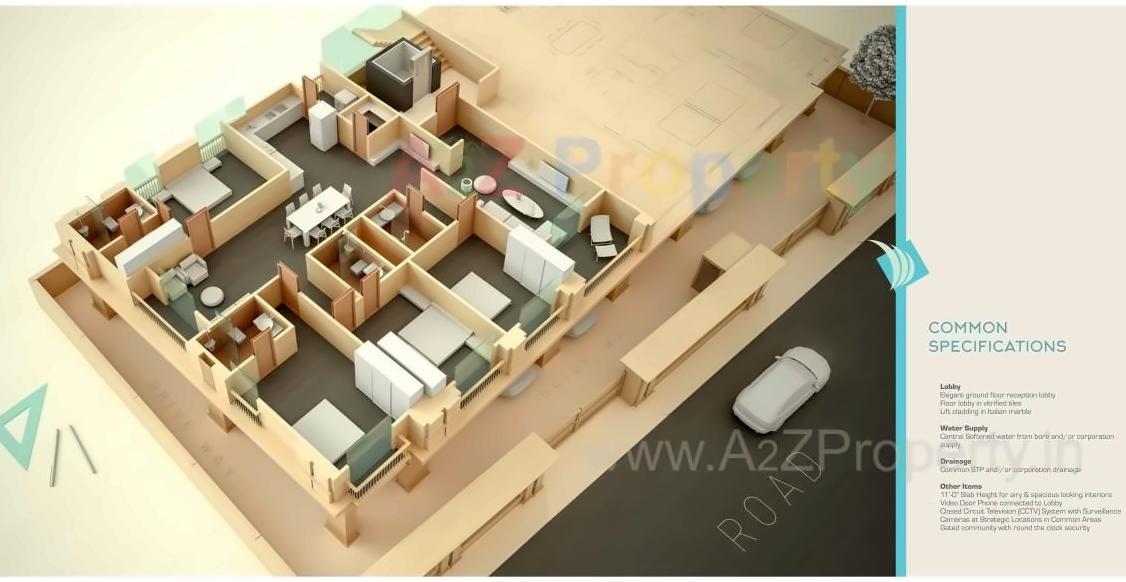  of real estate project Aries Oasis located at Tandalji, Vadodara, Gujarat