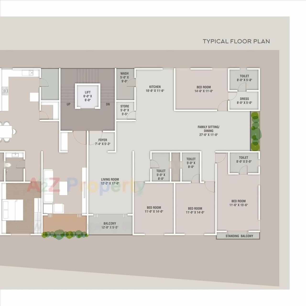 Layout of real estate project Aries Oasis located at Tandalji, Vadodara, Gujarat