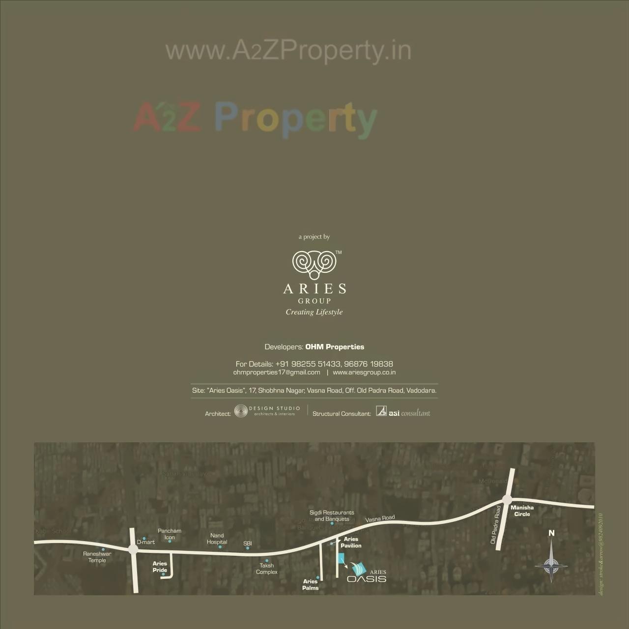  of real estate project Aries Oasis located at Tandalji, Vadodara, Gujarat