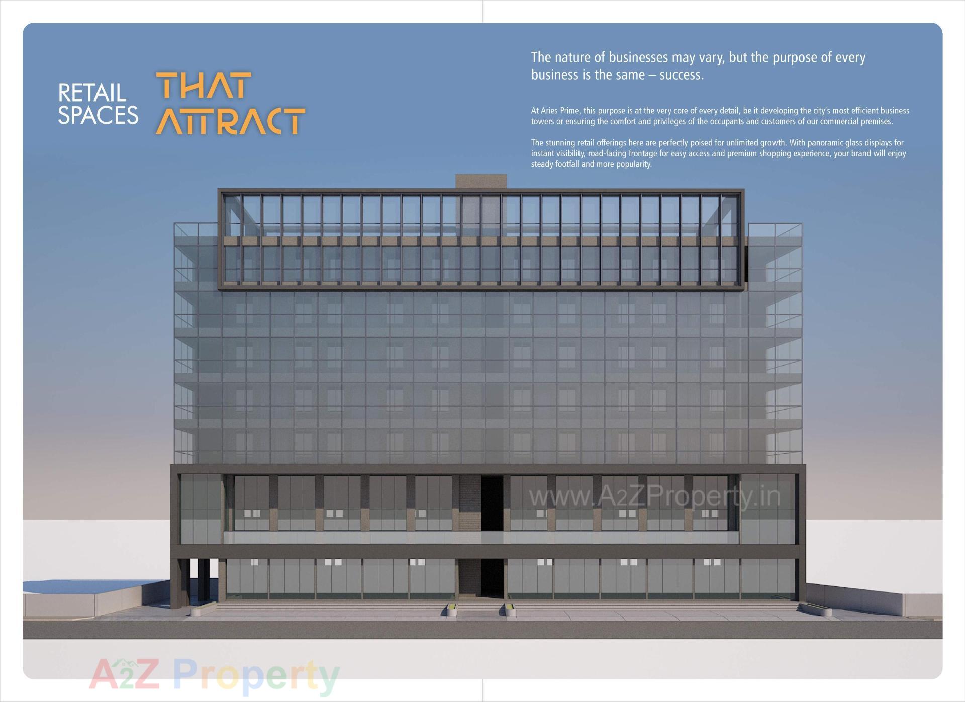 3D Elevation of real estate project Aries Prime located at Tandalja, Vadodara, Gujarat